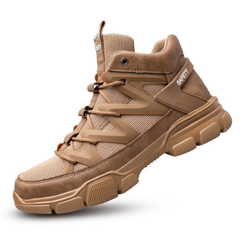 Indestructible Safety Work Shoes With Steel Toe Cap Breathable Outdoor Sports Boots Sneakers Security Construction Boots 37