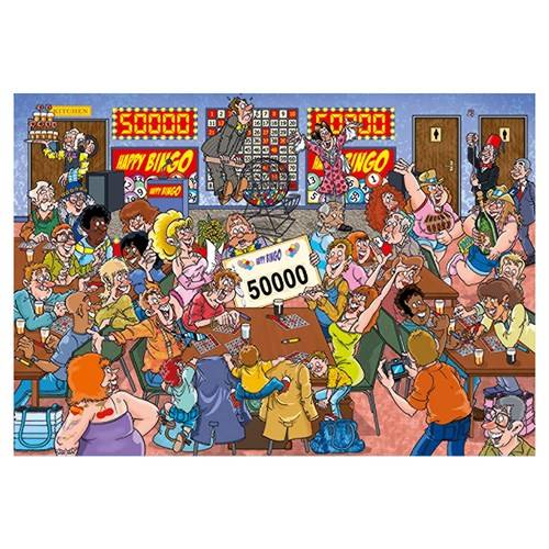 1000 bitar - Wasgij Mystery 19, Bingo blunder