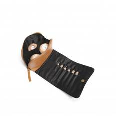 Muud - Hazel - Håndlavet Læder Clutch / Hækle Clutch Fv. Whisky