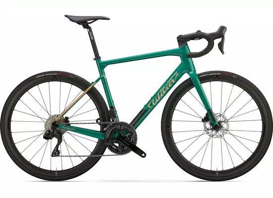 Wilier Garda 2025 - Shimano 105 2x12sp - Miche SWR EVO 40 - 153 / S / GREEN/WHITE AUTUMN