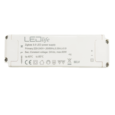 Zigbee 60W strømforsyning - Hue kompatibel, 24V DC, 2,5A, IP20 indendørs
