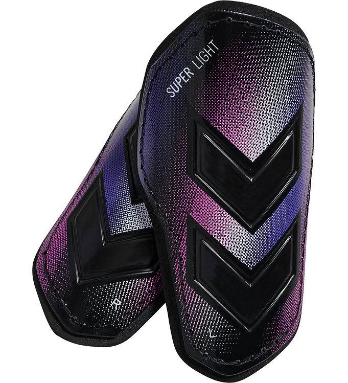 Hummel Benskinner - hmlShin Guards Super Light - Black/Blue/Pink - Hummel - M - Medium - Benskinner