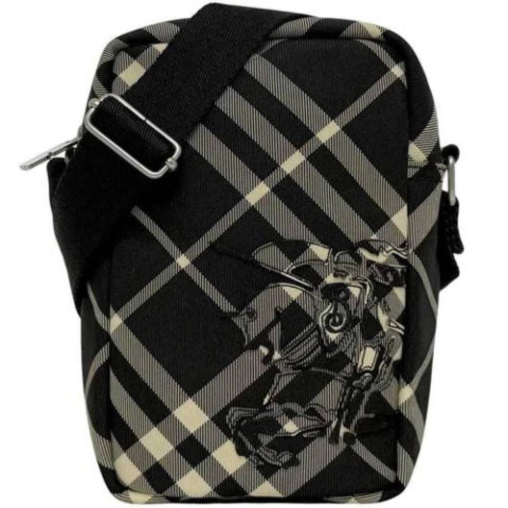 Burberry Vintage Pre-owned Canvas Skuldertaske - Vintage - Dame - Sort - ONE SIZE - Uld