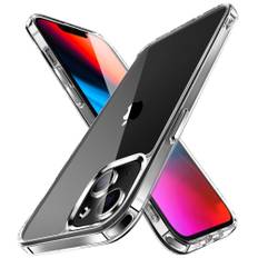 iPhone 13 Crystal Clear Hybrid Plastik Cover - Gennemsigtig
