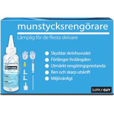 Supply Guy 8-pack munstycksrengörare, skrivhuvudsrengörare, multipack för bläckstråleskrivare med skrivhuvud - kompatibel med Brother Canon Epson HP (100ml)