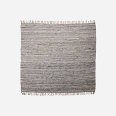 House Doctor rug, HAFI, gray/brown-l: 250 cm, W: 250 cm - Grey/Brown / Jute , Wool , Cotton / l: 250 cm, w: 250 cm