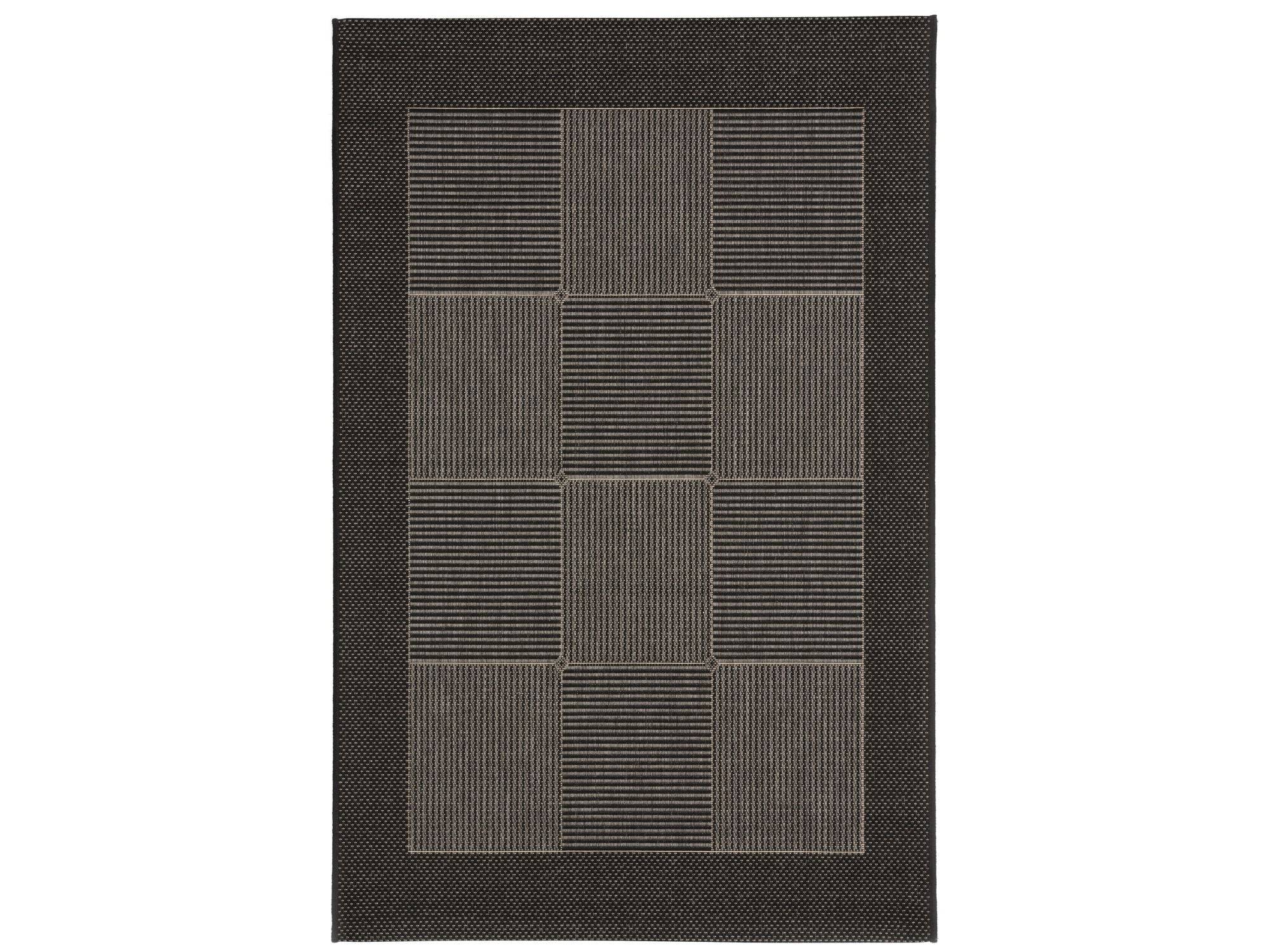 C. Olesen - Spanish Collection tæppe - B160 x L230 cm / Valencia - Black/Grey