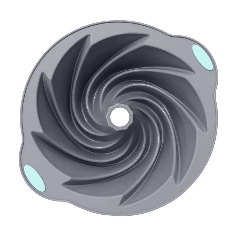 Silikone riflet Bundt-form med non-stick-belægning, 12 kopper