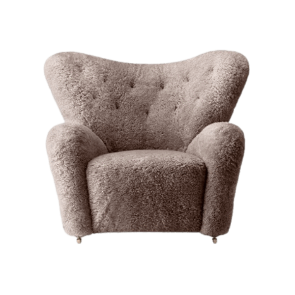 Den Trætte Mand & Ottoman | Loungestol med skammel.