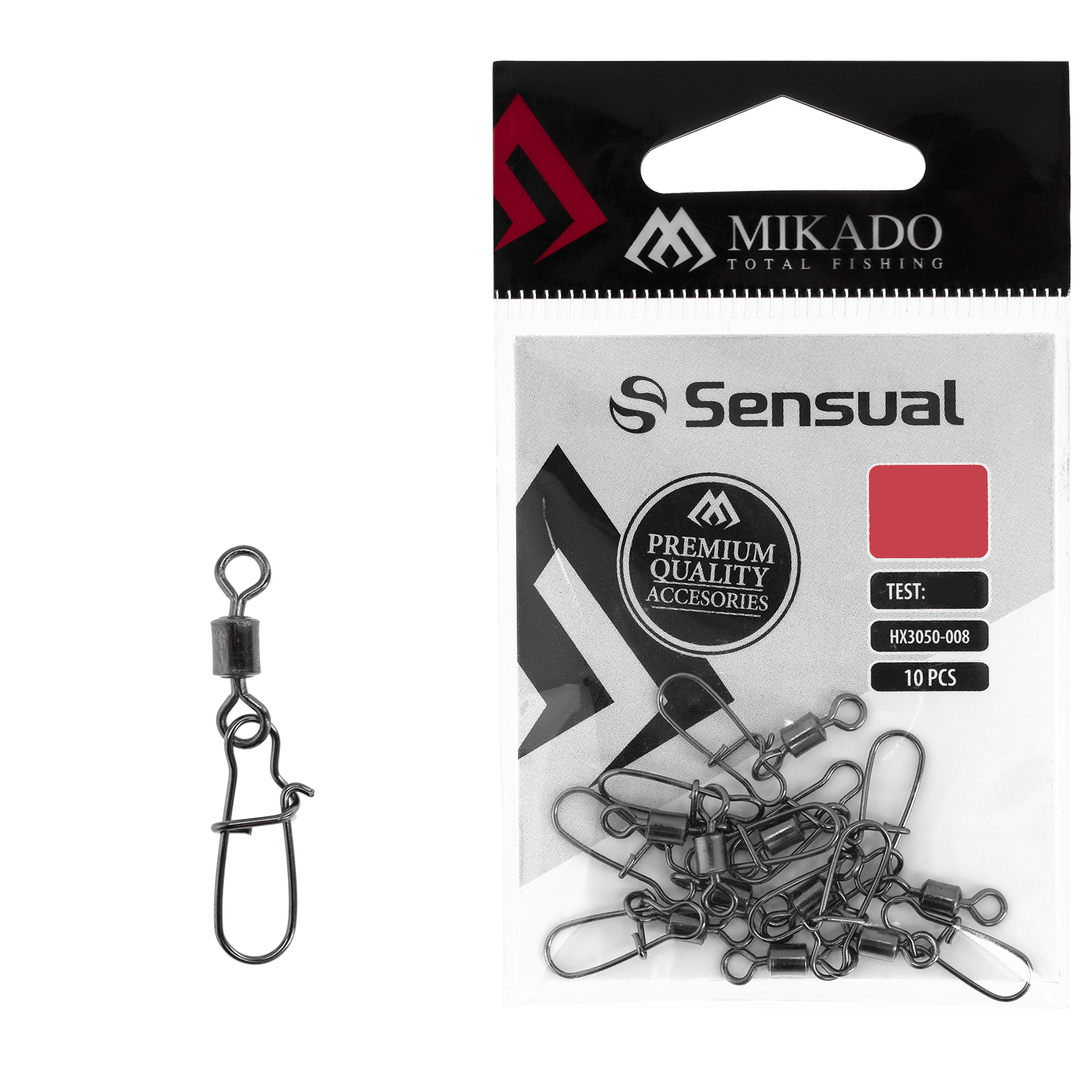 Mikado Micro Svirvler Med Hægte UL Str. 20 - 6 kg.