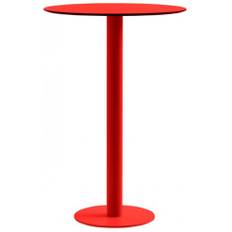 Diabla Mona bar havebord i stål og phenolic kunststof H105 x Ø70 cm - Rød