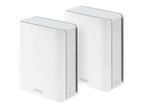 (ComputerSalg) ASUS ZenWiFi BT10 - Wifi-system - (2 routrar) - upp till 6000 kvadratfot - mesh 10GbE, 5GbE, 2.5GbE, Wi-Fi 7 flera band