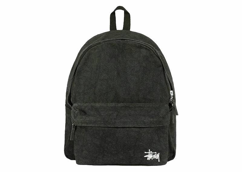 Stussy Canvas Backpack Washed Black - Taille unique / Levering 3 til 6 dage