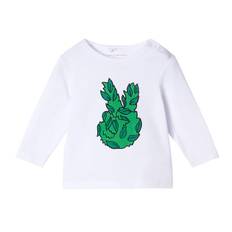 Stella McCartney Kids Tröja - Peace Leaf - Vit - Stella McCartney Kids - 1½ år (86) - Tröja