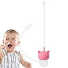 Moreeulsi Baby Nose Sucker, Nasal Aspirator for Baby, Säker & mjuk nässug, Effektiv Nose Suction Anti-Reflux Nose Aspirator Easy Clean