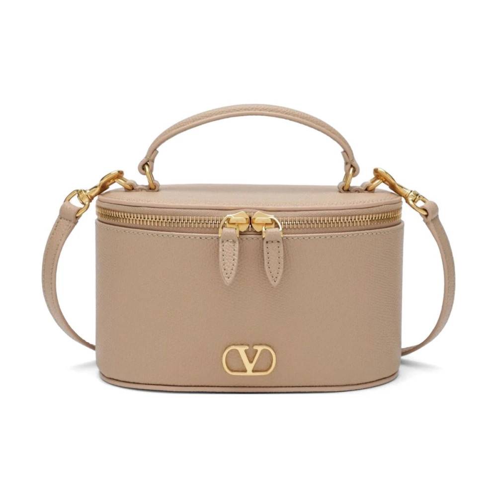 Valentino Garavani VLogo Signature Mini Vanity Taske - Tasker - Dame - Lyserød - ONE SIZE - Uld