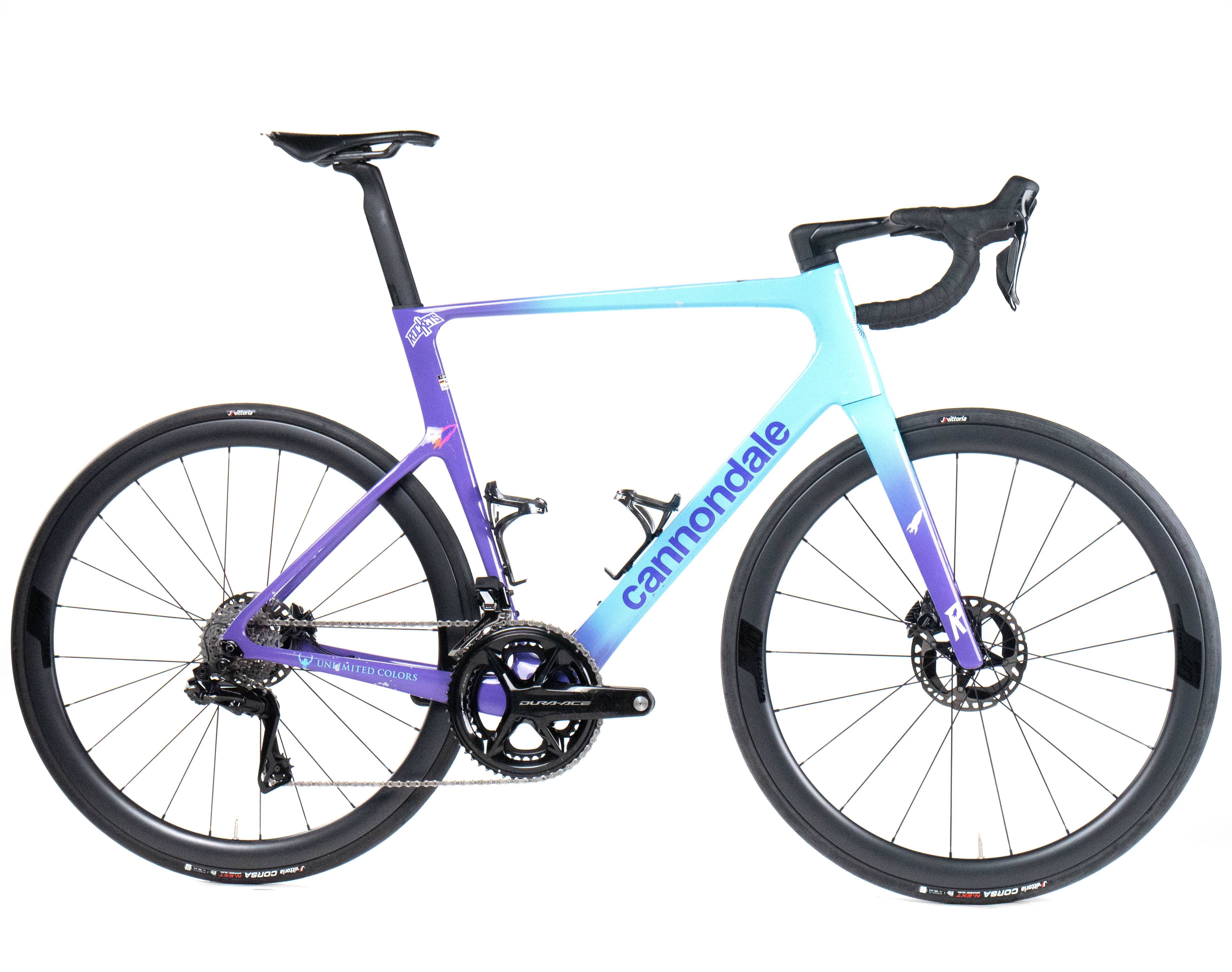 Cannondale Supersix Evo 2025 Team Unibet Tietema Rockets Joren Bloem size 58 Shimano Dura-Ace Di2 2x12sp - Bikeroom / 58 / team unibet tietema rockets