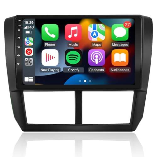 EZoneTronics Android 11 Bilradio Stereo för Subaru Forester 2008-2012 9 tums pekskärm högupplöst GPS-navigering Bluetooth USB Wifi AM FM RDS-spelare 2G RAM+32G ROM