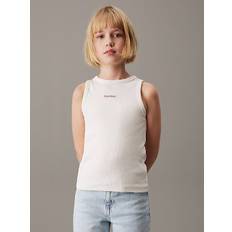 Ribbed Tank Top - White - 8 years (128 cm)