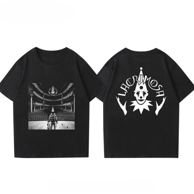 Lacrimosa  Tears of Sorrow  Band T-shirt - Kortärmad - Herr sommar symfonisk metal gotisk rock trend halv ärm cm