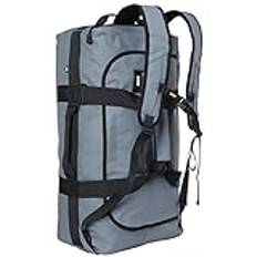 MIER Sportväska herr vattentät resväska stor tung konvertibel sportryggsäck med ryggsäckremmar och skofack för gym, sport, resor, duffle bag, Grön, 60 L, reseväskor