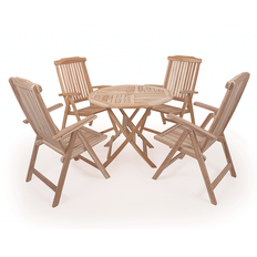 Møen Granada Havemøbelsæt Ø90 cm - Classic Teak