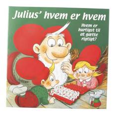 Julius' hvem er hvem, julespil og brætspil for børn og voksne til jul