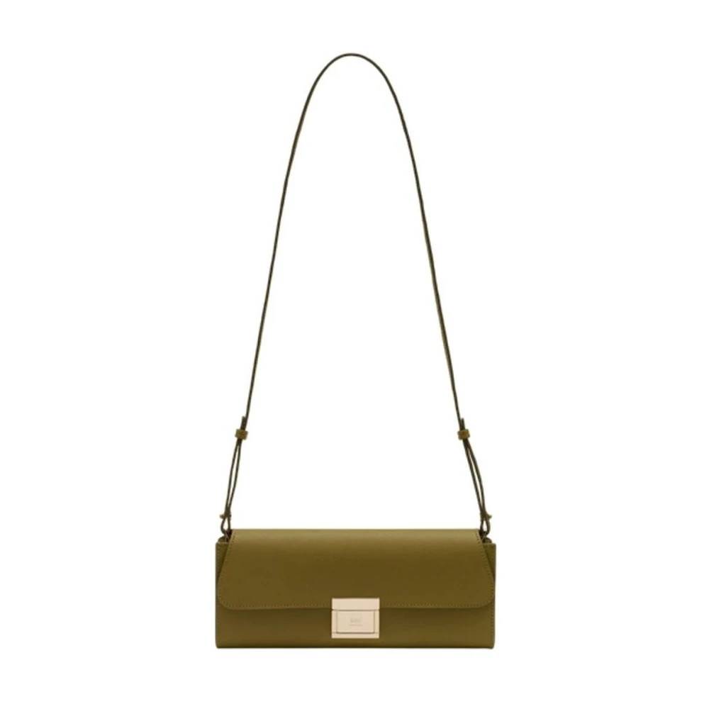 Ami Paris Mimi Skuldertaske - Tasker - Dame - Grøn - ONE SIZE - Uld