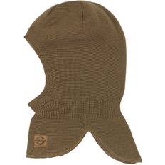 Mikk-Line Balaklava - Stickad - Ull/Akryl - Dubbel - Chocolate K - Mikk-Line - 110/116 - Balaklava - Dubbel