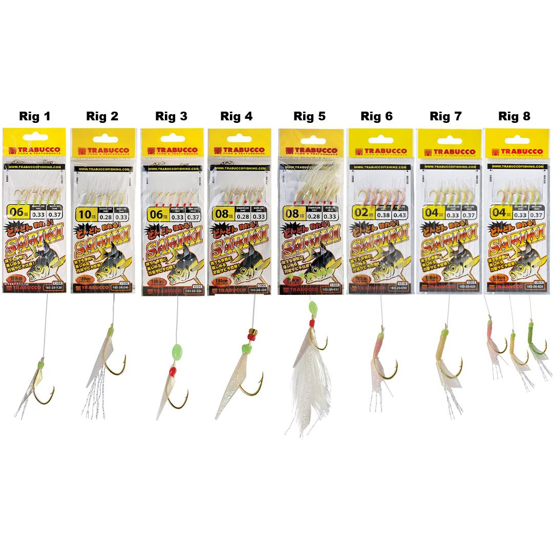 Trabucco Sabiki Silde og makrel forfang st. 10 Rig 5