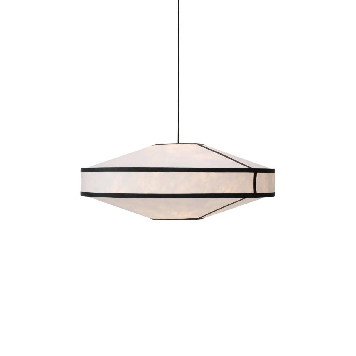 New Works, Kite Pendel Hvid Og Sort Ø75