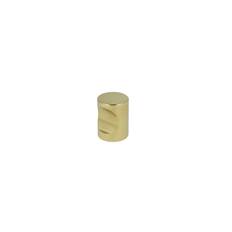 Nordhavn • Cylinderknop, blank messing