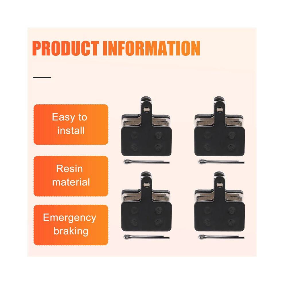 4Pair Bicycle Disc Brake Pads Universal for SHIM 315 355 ,Bike Disc Brake Pads Bicycle Accessories