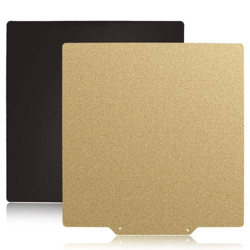 AXFEE 235 x 235 mm, dubbelsidig texturerad PEI-tryckplatta med platta