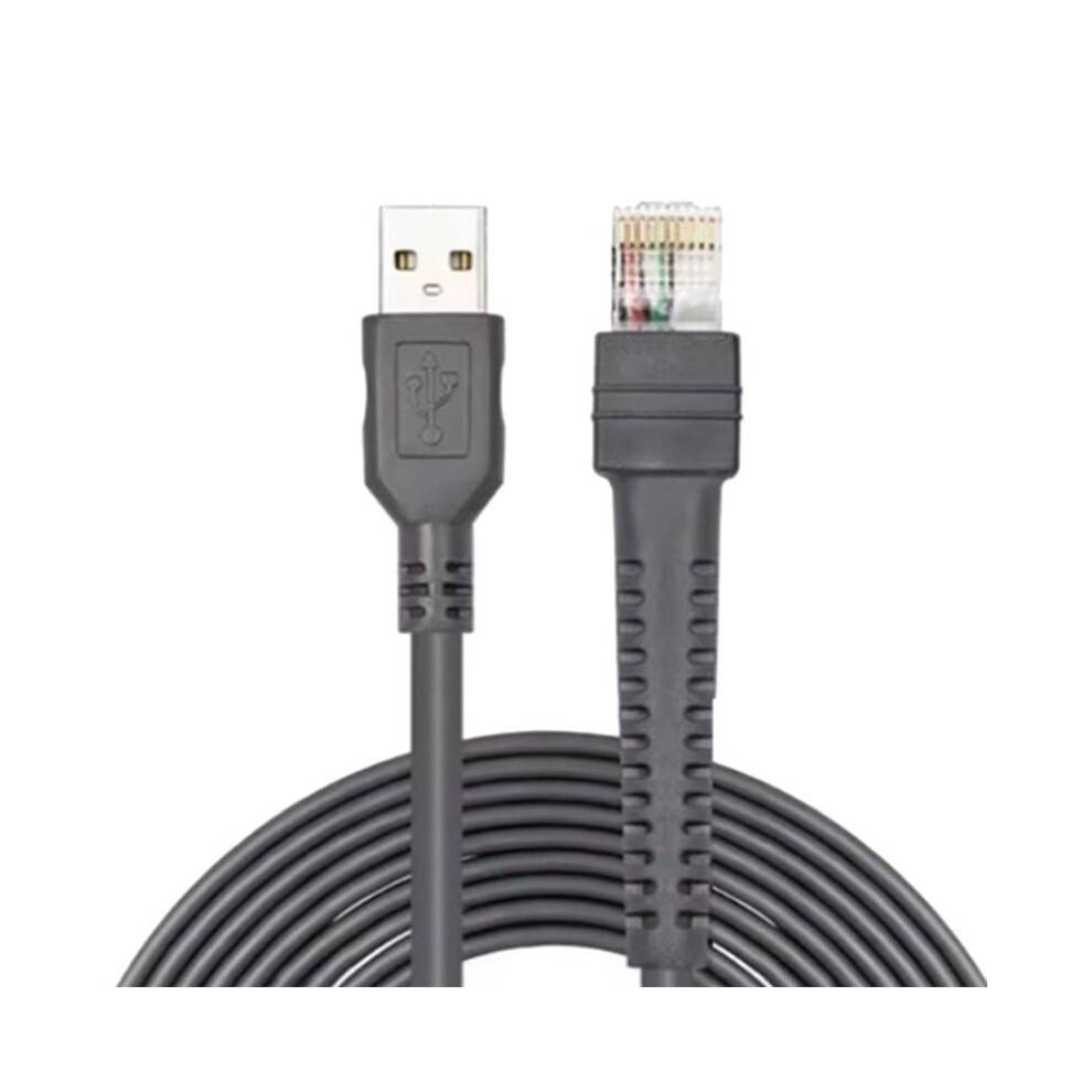 For Symbol Barcode Scanner USB Cable LS1203 LS2208 LS4208 LS3008 CBA-U01-S07ZAR Durable Data Transfer Cord