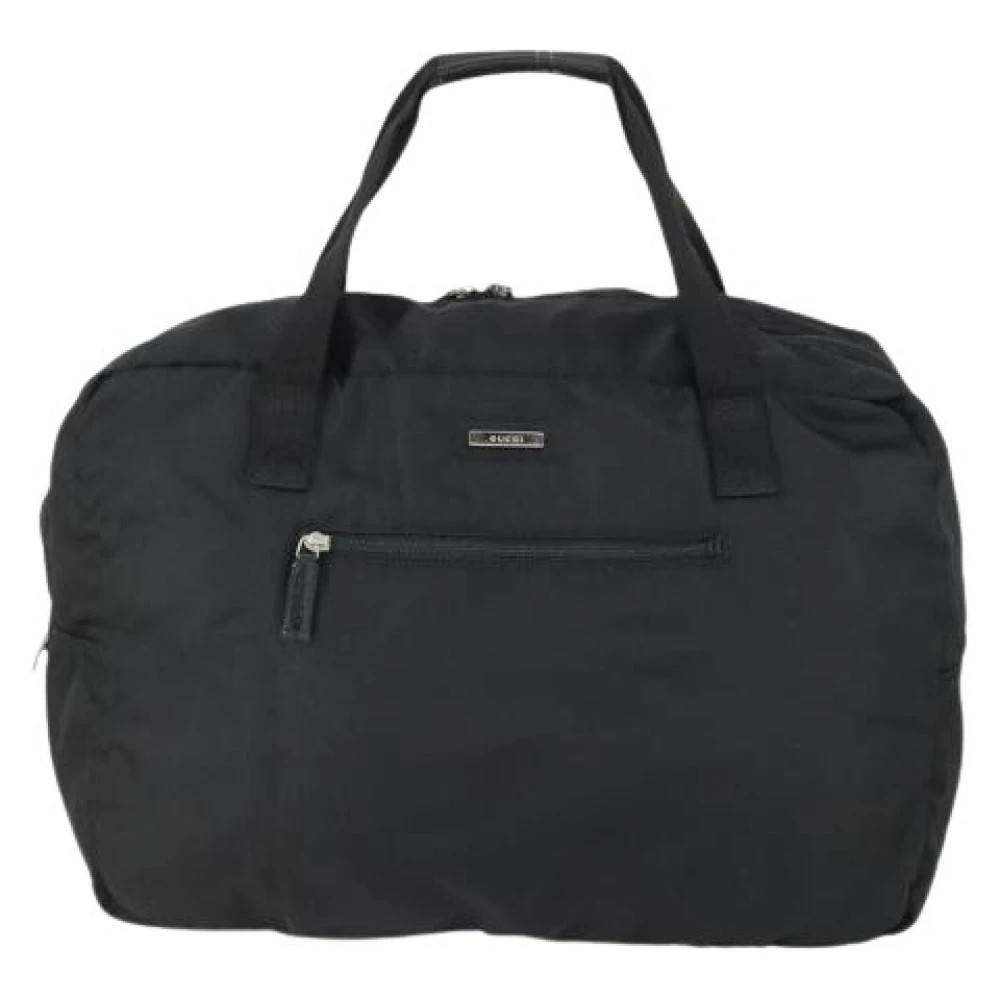 Gucci Vintage Pre-owned Vintage Rejsetaske - Vintage - unisex - Sort - ONE SIZE - Læder