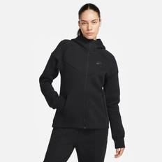 Nike Luvtröja NSW Tech Fleece 24 Vindjacka - Svart Dam - ['Svart'] (Large)