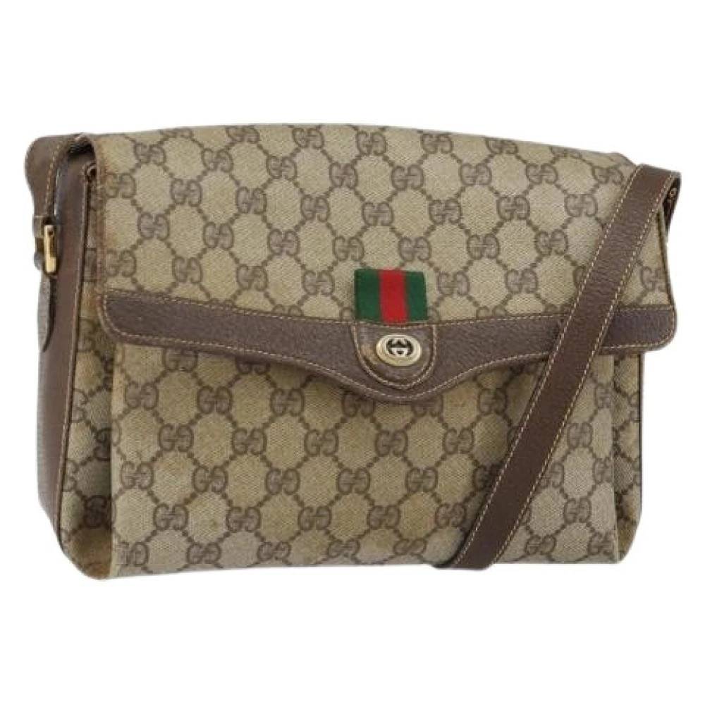 Gucci Vintage Pre-owned Plastic Cross Body Taske - Vintage - Dame - Beige - ONE SIZE -
