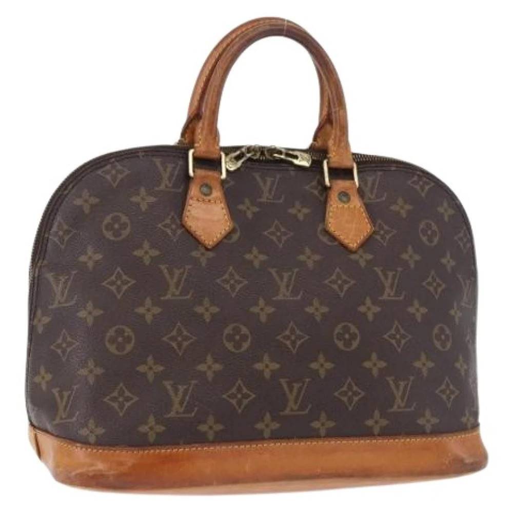 Louis Vuitton Vintage Pre-owned Alma PM Håndtaske - Vintage - Dame - Brun - ONE SIZE - Uld