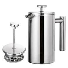 350ml/800ml/1000ml Fransk Presskande i Rustfrit Stål Dobbelt Væg Isolering Kaffe Brygger BY 800 ml