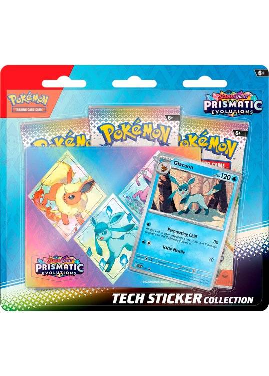 Glaceon tech sticker collection (3 stk.) - SV08.5 Prismatic Evolutions