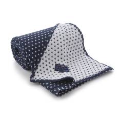 Star Bedspread Navy, 160x240