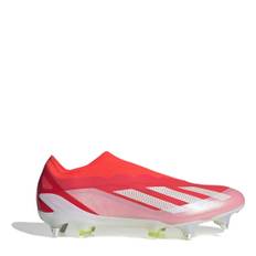 Adidas X Crazyfast Elite Laceless Soft Ground Boots - Solar Rød/Ftwr