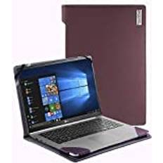 Broonel Profile Series laptopväska för LG Gram 14 14T990, läder, violett