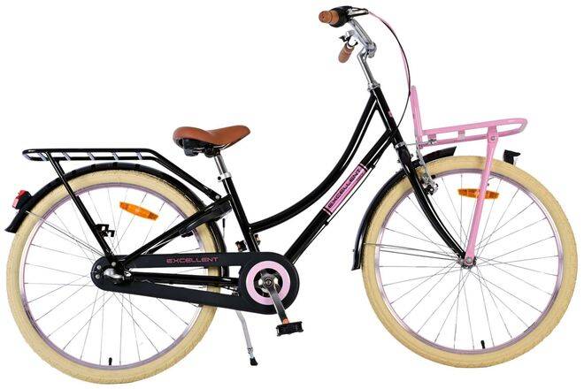 Volare Excellent 24″ Juniorcykel – Sort - Shimano 3 gear
