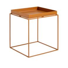 HAY - Tray Table M, Toffee - Brickbord - Svart - Metall