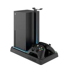 Fixed Xbox Series X/S Stander m. Køling & 2 x Controller Ladepladser - Sort