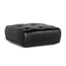 HAY - Quilton Ottoman 05 - Sense Black - Sittpallar - Doshi Levien - Svart - Metall/Trä/Skum