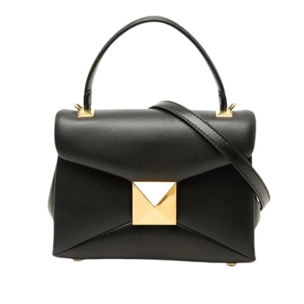 Valentino Vintage Pre-owned Satchel - Vintage - Dame - Sort - ONE SIZE - Læder