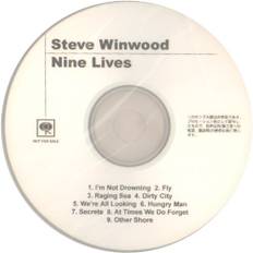 Steve Winwood Nine Lives 2008 Japanese CD-R acetate CD-R